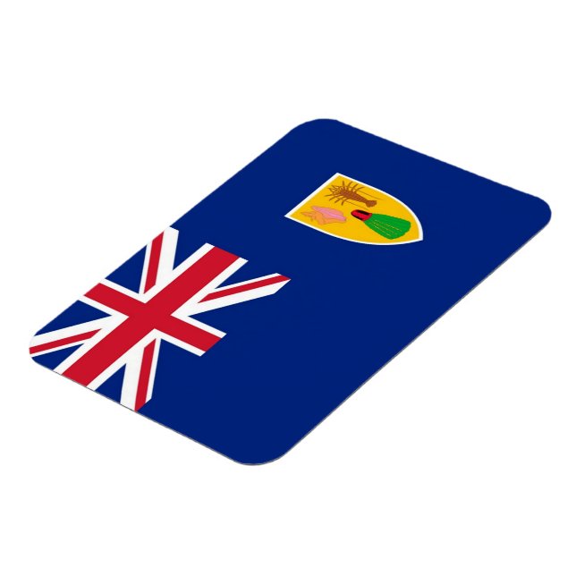 Íman Ilhas Turcas e Caicos - Bandeira - (Left Side)