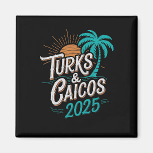 Íman Ilhas Turks Caicos 2025, Souvenirs de Vacation - U