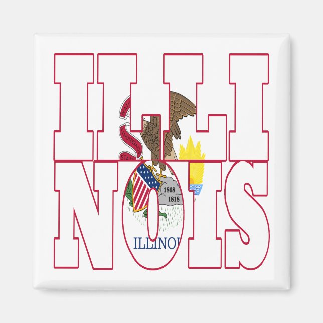 Íman Illinois (Frente)