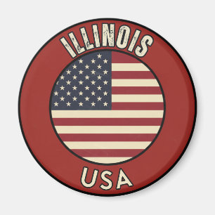 Íman Illinois Estados Unidos da América 