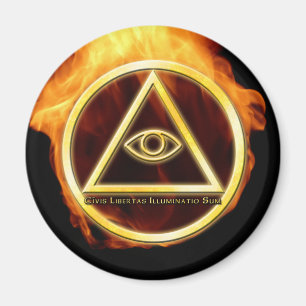 Íman Illuminati no fogo