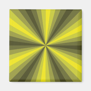 Íman Illusão Óptica Magnet Amarelo