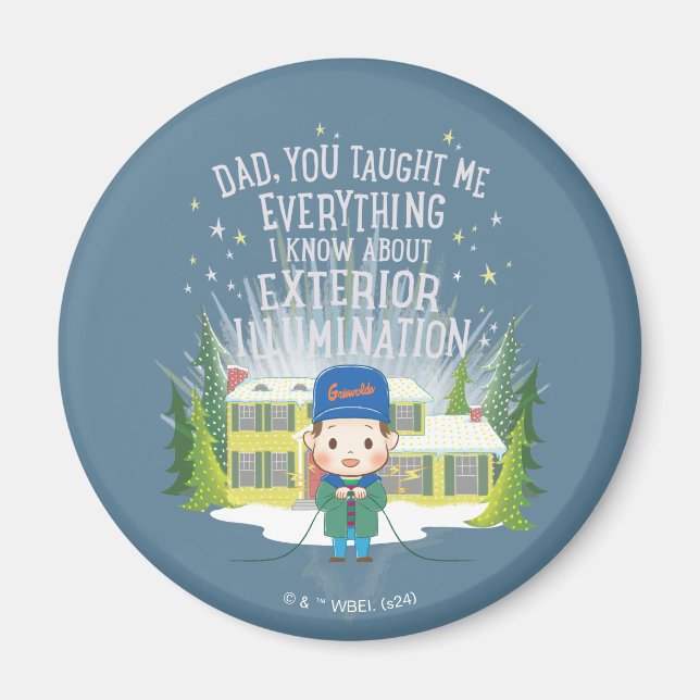 Íman Iluminação Exterior das Férias de Natal (Frente)