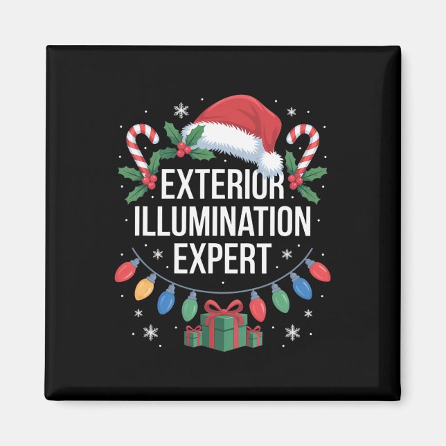 Íman Iluminação Exterior Distância das Luzes de Natal E (Frente)