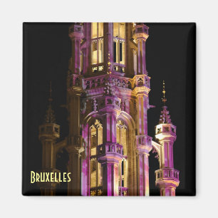 Íman Iluminação noturna da Grand Place em Bruxelas
