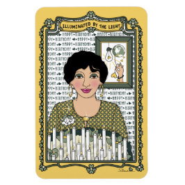 Íman Iluminado Pelo Magneta Do Refrigerador Light_C_4x6