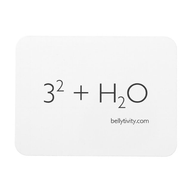 Íman Iluminando ímã do frigorífico da Bellytivity (Horizontal)