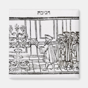 Íman Iluminando o Menorah