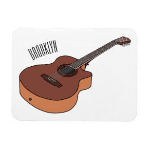 Íman Ilustração acústica de desenho animado