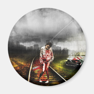 Íman Ilustração artística do apocalipse do zombi