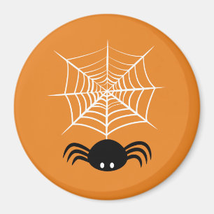 Íman Ilustração Assustadora de Aranha de Halloween