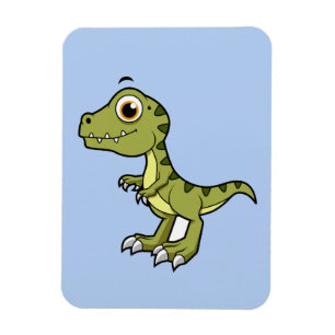 Íman Ilustração Bela De Um Tiranossauro Rex.