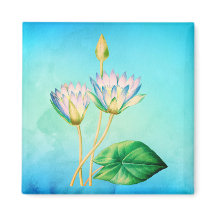 Ilustração Botânica do Lotus Vintage Egípcio