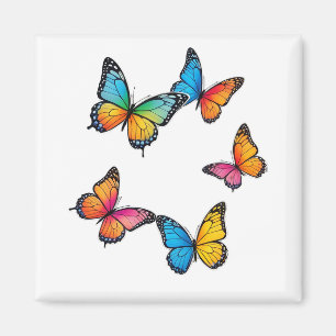 Íman Ilustração Colorida da Borboleta