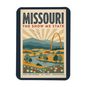 Íman Ilustração da Arco Gateway do Missouri Arte de Via