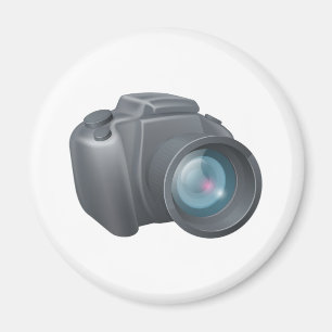 Íman Ilustração da câmera de desenho animado