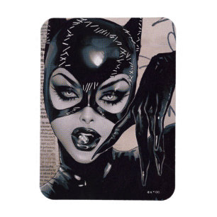 Íman Ilustração da Capa da Catwoman #50 por Sozomaika