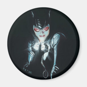 Íman Ilustração da Capa do Batman Catwoman Faces of Evi