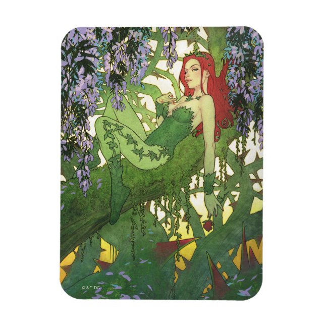 Íman Ilustração da Capa do Batman Rebirth Poison Ivy (Vertical)