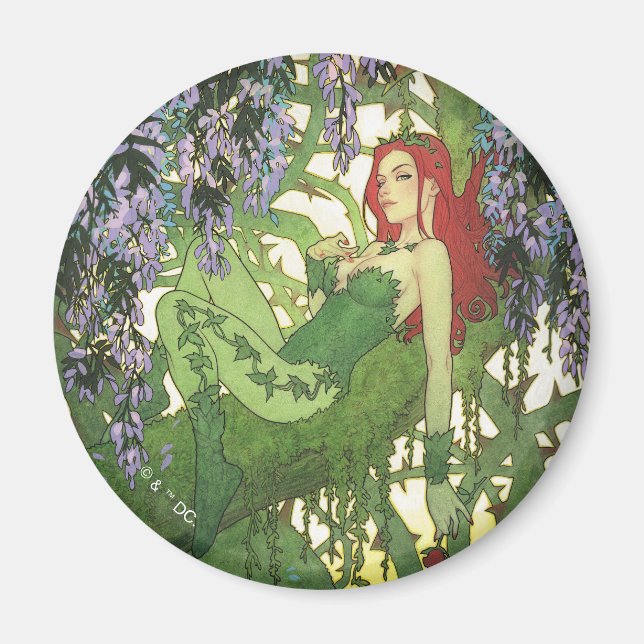 Íman Ilustração da Capa do Batman Rebirth Poison Ivy (Frente)