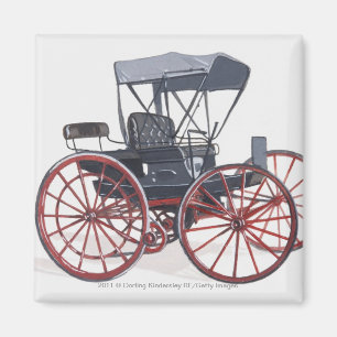 Íman Ilustração da carruagem horseless