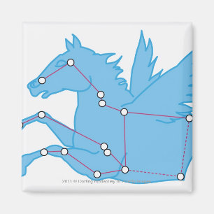 Íman Ilustração da constelação de Pegasus