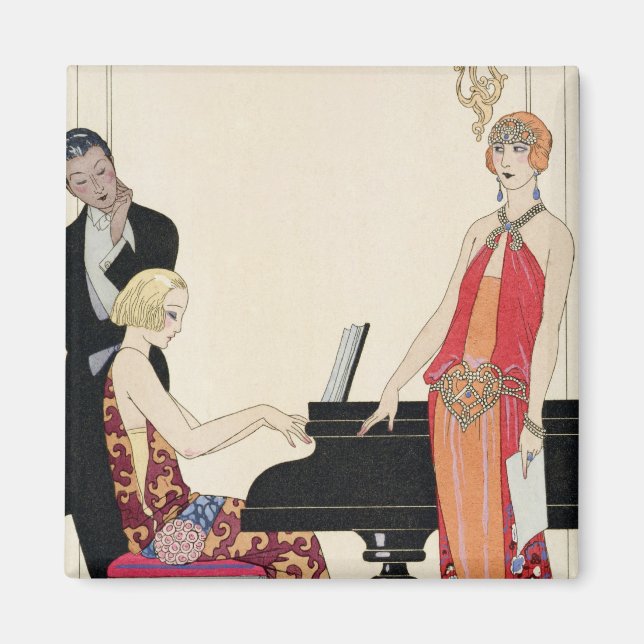 Íman Ilustração da "Gazette du Bon Ton" (Frente)