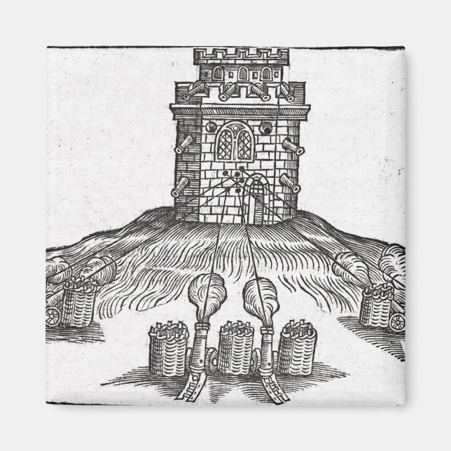 Íman Ilustração da guerra de cerco (Frente)