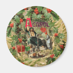 Íman Ilustração da Impressão de Arte Carol de Natal