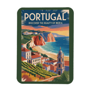 Íman Ilustração da paisagem urbana de Portugal Ibéria V