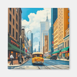 Íman Ilustração da Revista City Streets