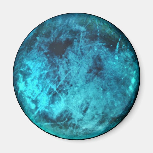 Íman Ilustração da superfície radioativa do sal da Euro (Frente)