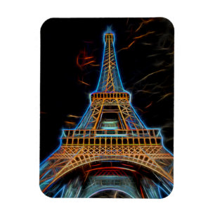Íman Ilustração da torre Eiffel - Paris, France