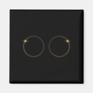 Íman Ilustração da Totalidade do Eclipse Solar Total de