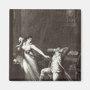 Íman Ilustração 'das amarguras de Werther