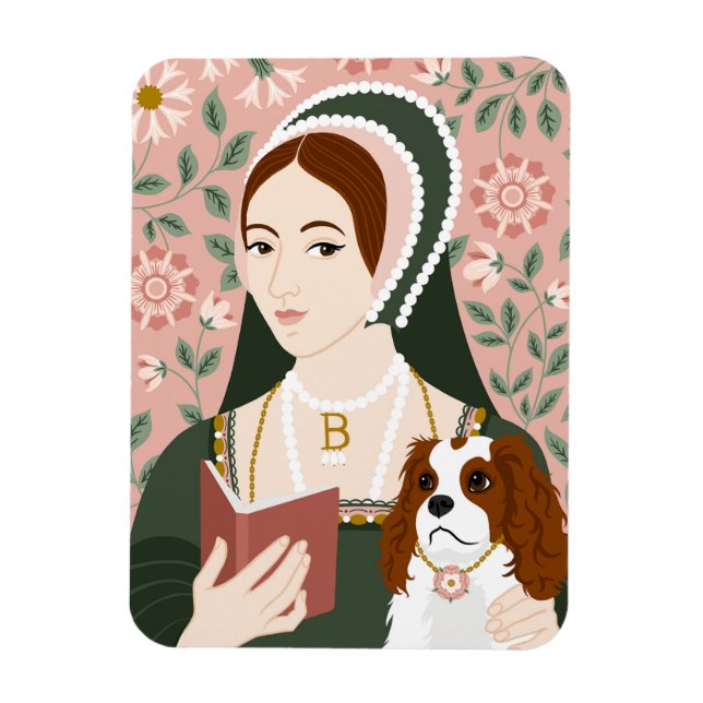 Íman Ilustração de Anne Bolena (Vertical)