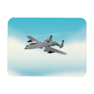 Íman Ilustração de Avião Militar A10