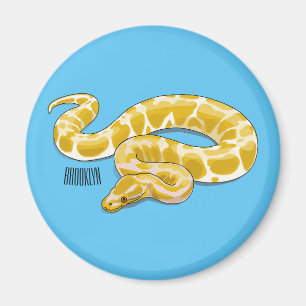 Íman Ilustração de cobra de pitão birmanês
