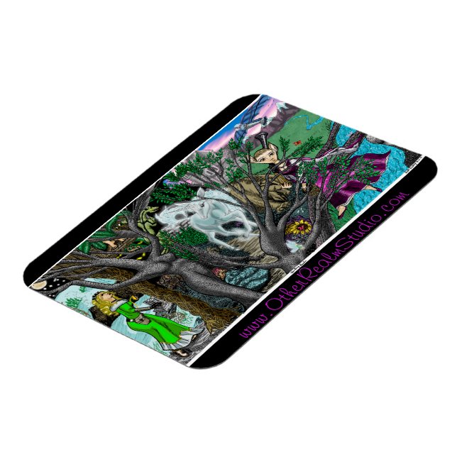 Íman Ilustração de Cor do Realm Fantasy (Left Side)