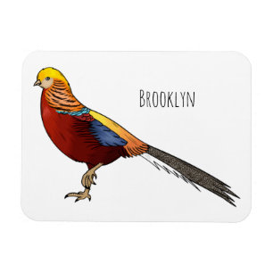 Íman ilustração de desenho animado de aves faisão do ou