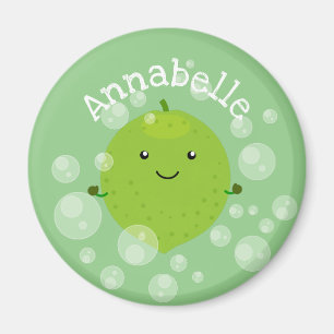 Íman ilustração de desenho animado de bolhas de limã
