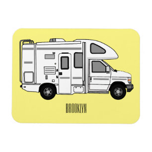 Íman Ilustração de desenho animado de Campervan
