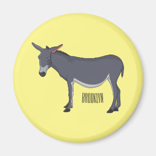 Íman Ilustração de desenho animado de Donkey