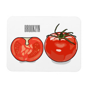 Íman Ilustração de desenho animado de tomate