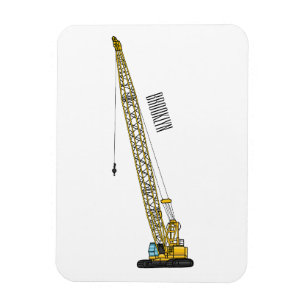 Íman Ilustração de desenho animado do Dragline escavato