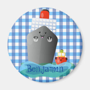 Íman Ilustração de desenho animado do revestimento do