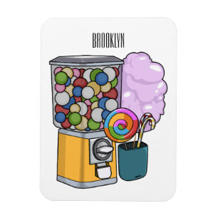 Íman Ilustração de desenho animado doce