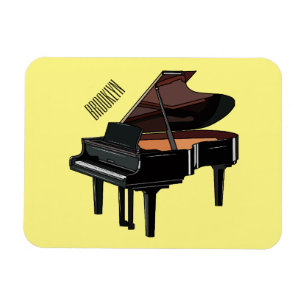 Íman Ilustração de desenho animado Piano