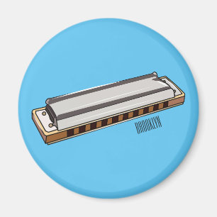 Íman Ilustração de desenho da Harmonica