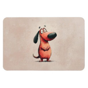 Íman Ilustração de desenho de cachorro de desenho anima